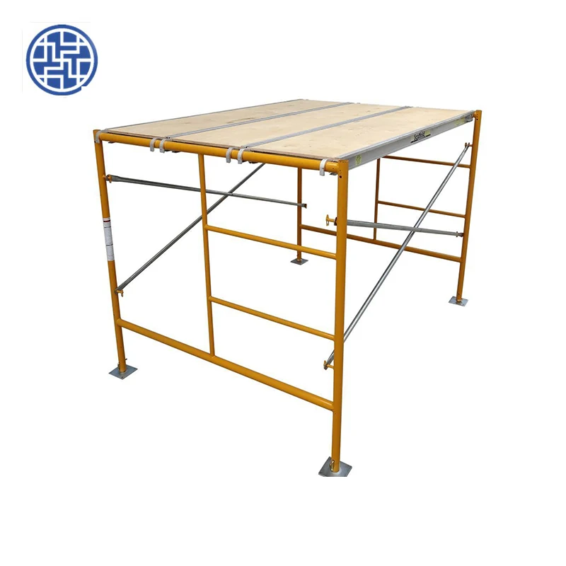 Types of Scaffolding System Yellow Mobile Safety High Scaffold Small Scaffolding
