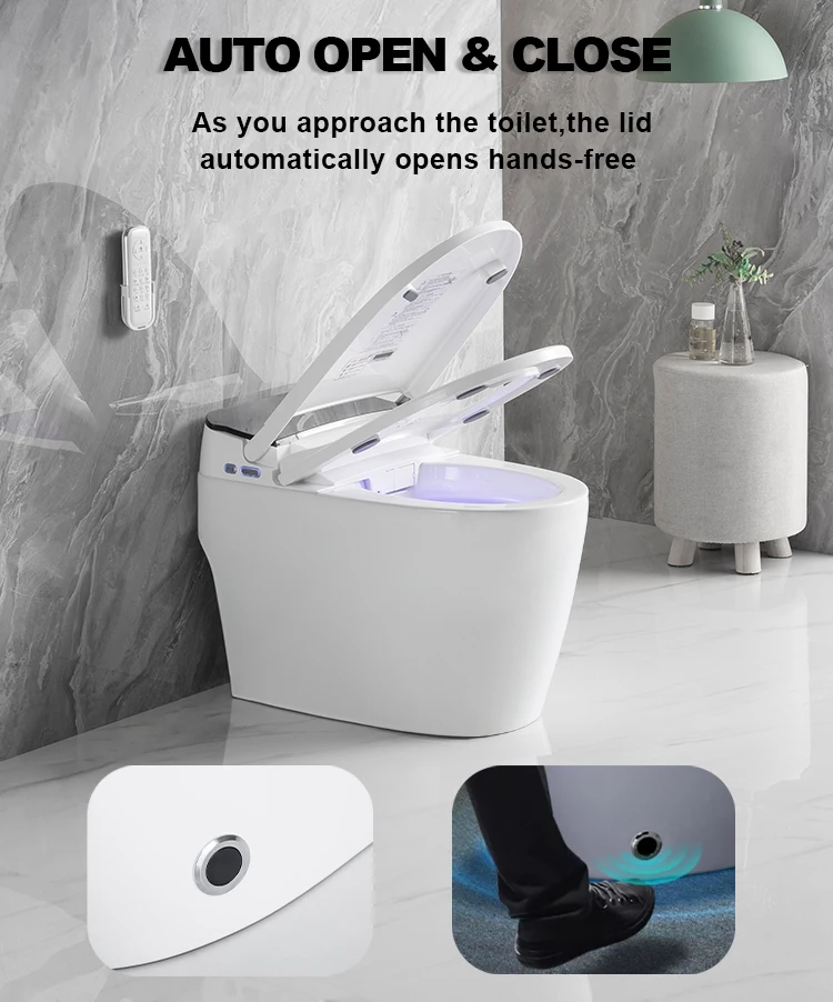 Ovs Upc Etl Bathroom Luxury Sensor Electric Automatic Flush Wc Bidet