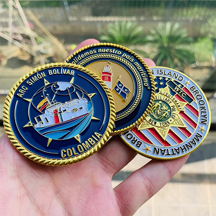 High Quality Custom Big Challenge Coin 3d 2d Metal Souvenir