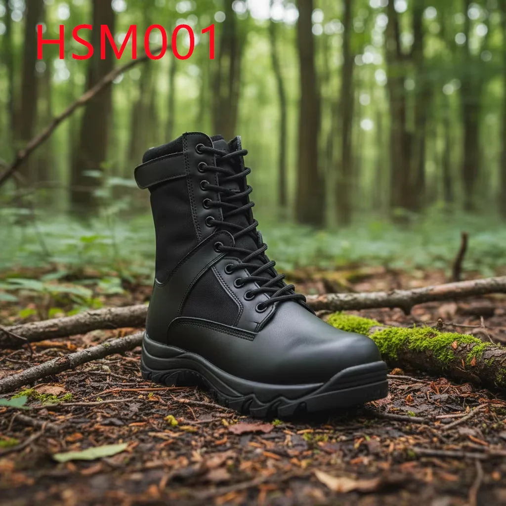 ZYF,US Market Popular Operational Level Marching Boots with Side Zipper Geological Survey Shock Guard Sole Fighting Boots HSM001