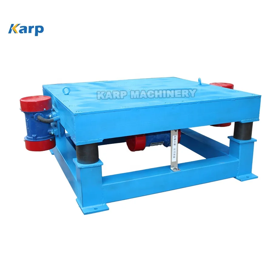 Paver Block Vibrating Table Price Table Vibrator for Compaction of Concrete Mold