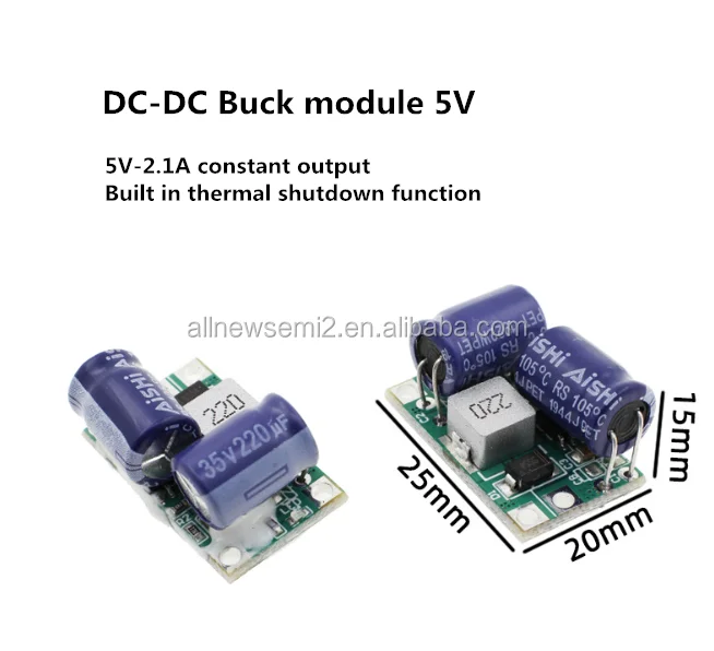 DC power supply step-down module barbecue rack power module  5V