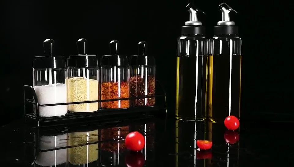 hierbas COM-FOUR® 12x Mini botella de vidrio con tapón de corcho para sal pimienta aceites y regalos especias 12 piezas - tarro de especias 100 ml 