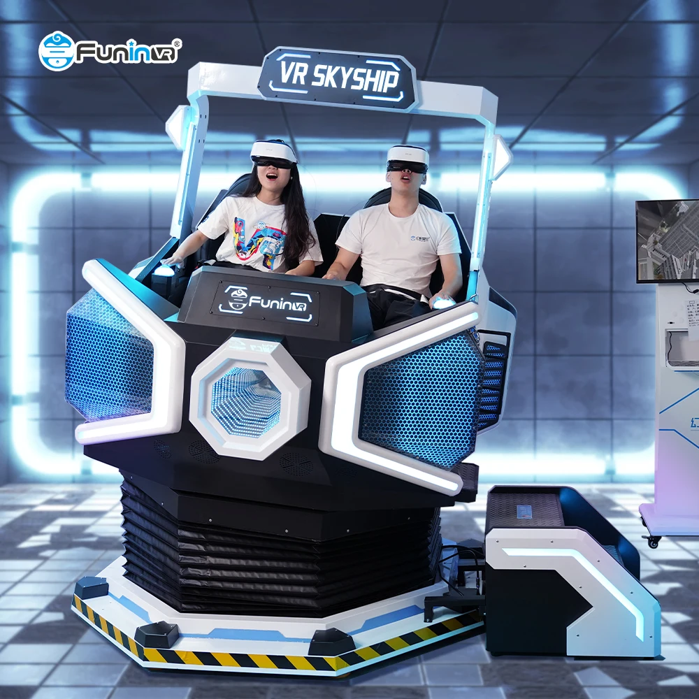 Entertainment Machines 360 Vr UFO Rotation Seats Vr Gaming Set Roller Coaster 9D Vr Cinema Chair