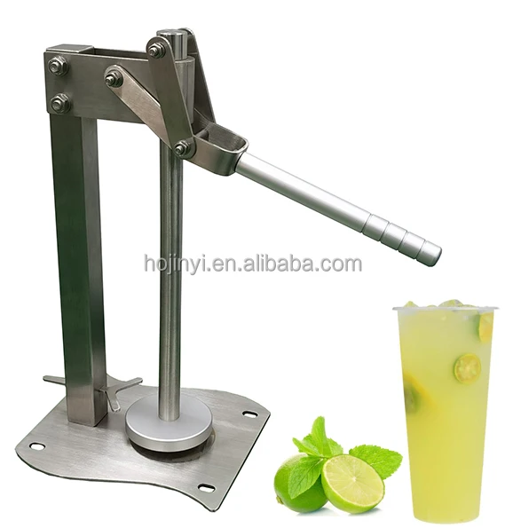 Stainless Steel Press Handled Manual Juicer Lemon Lime Squeezer Lemon