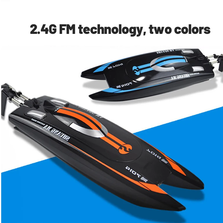 Kids 4 Channel Racing Rc Speed Boat 2.4ghz Electric Remote Control Toy