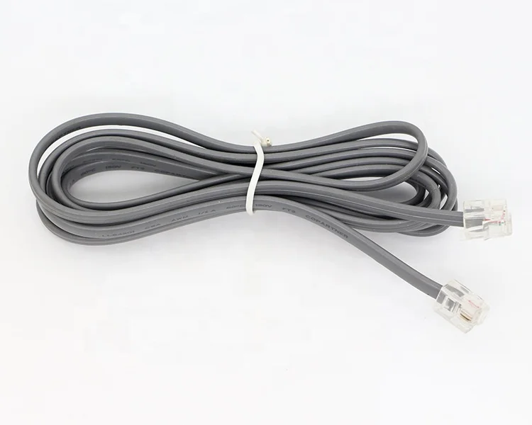 RJ9 RJ10 RJ11 to RJ11 6P2C Intercom ADSI Telephone Cable