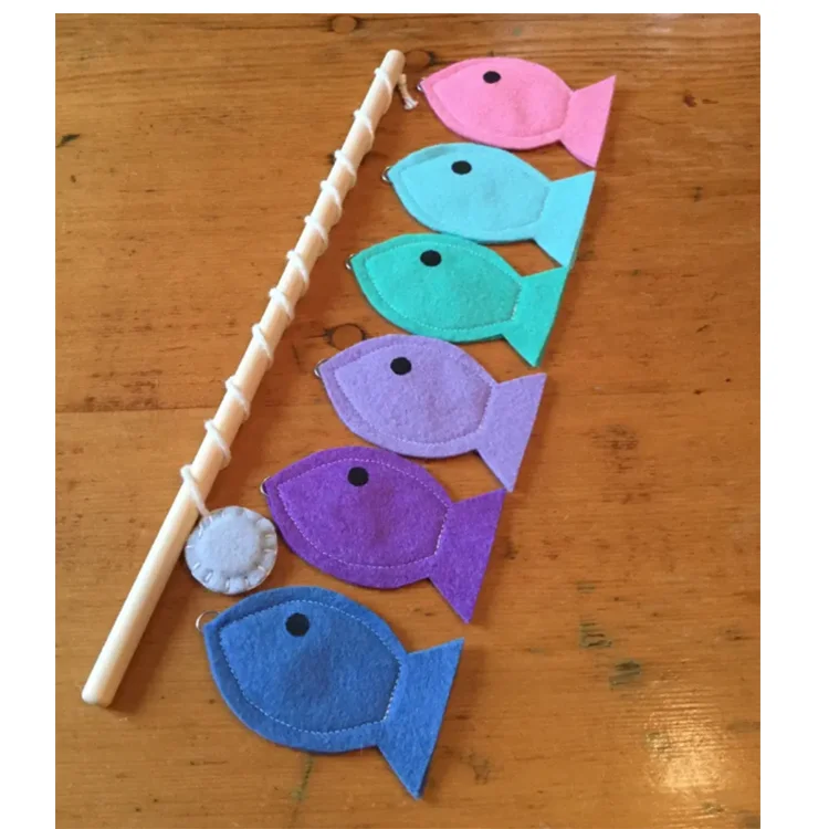 muti color available game toy fishing sets