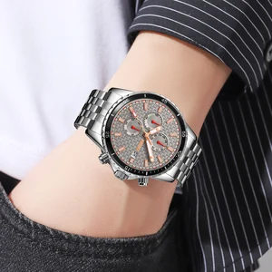 Skmei 9334 Sport Fashion Cartoon Antique Business Charm Gold Date Chronograph Custom Logo Luxury 3BAR Waterproof Quartz Men