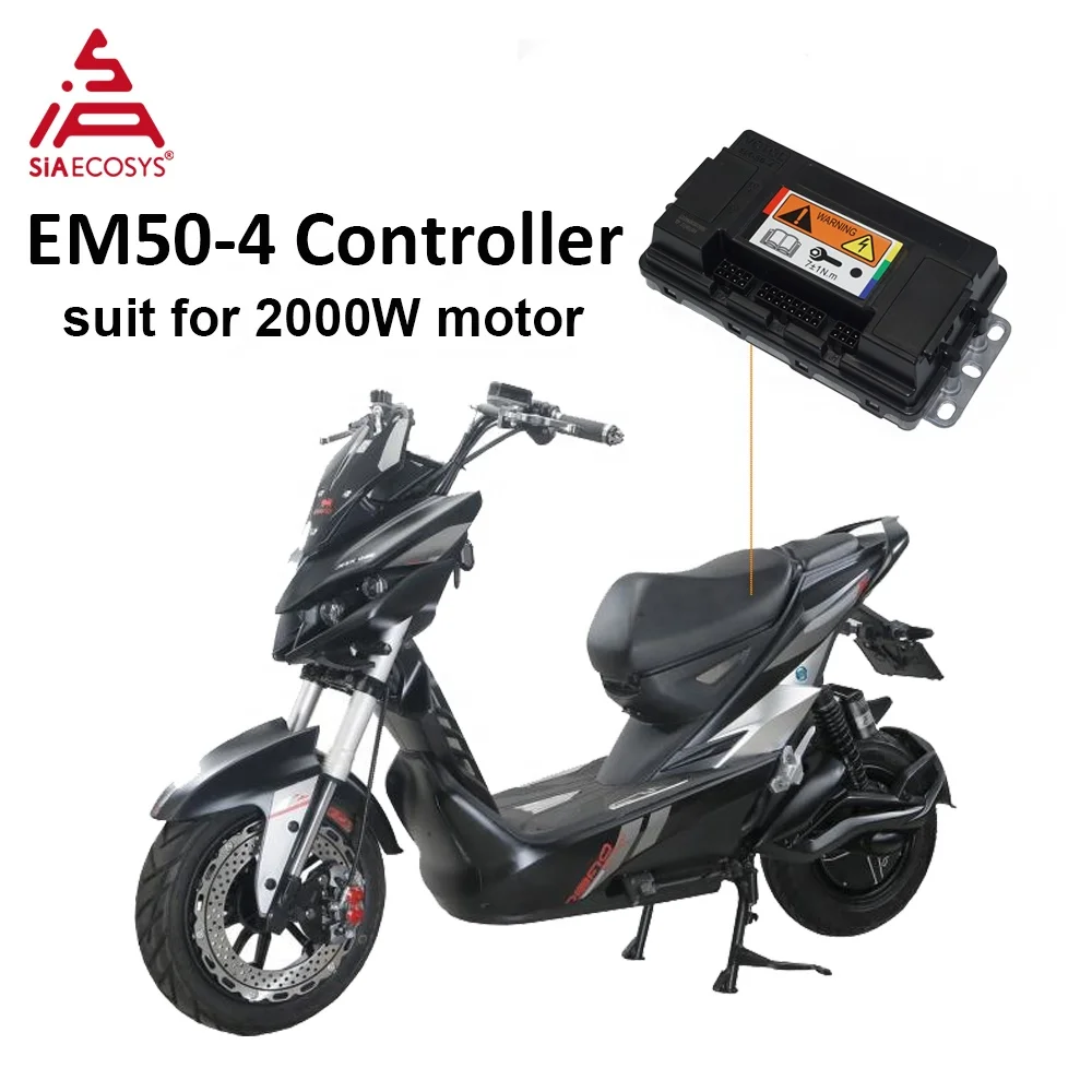SiAECOSYS/VOTOL EM50-4 72V Programmable CAN BUS Motor Controller for 2000W E-scooter for High Power Electric Scooters