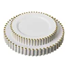 Classic Solid White with Gold Beads