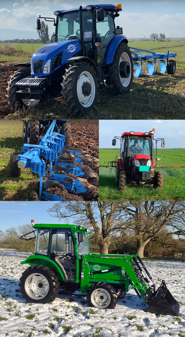 Yueshan Factory Wholesale Tractors 4x4 90hp 100hp 120hp Diesel Engines