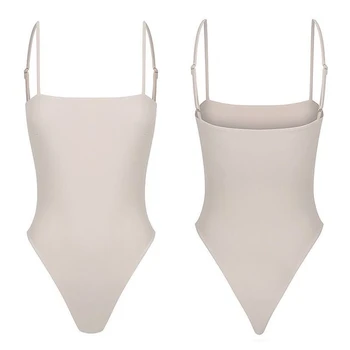 2021 Sexy One Piece Swimsuit Sling Tube Bikini Women Open Mature Swimwear