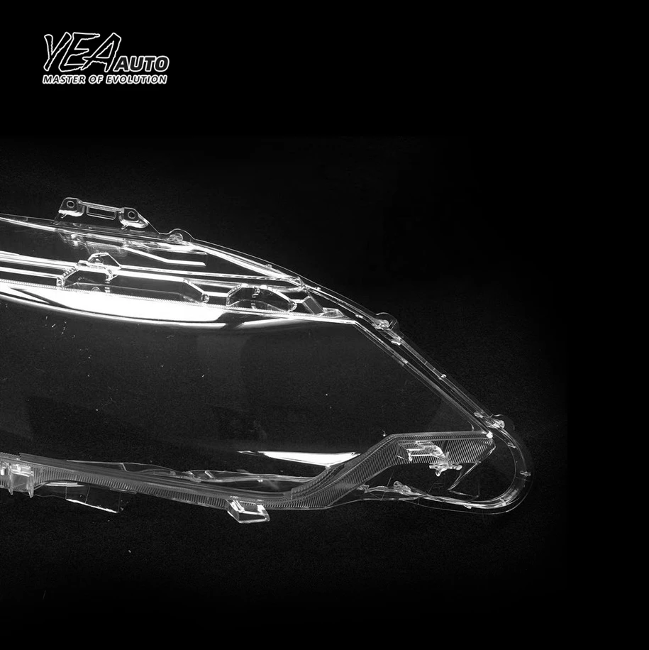 product yea auto car headlight cover lens glass for toyota camry lens cover 2015 2016 2017 pc lampshade clear shell-30