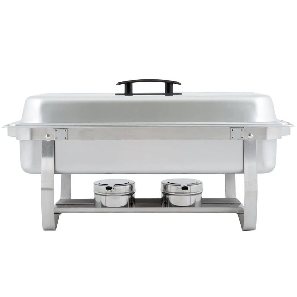 Economy 8 Qt Chafing Dish Full Size Buffet Food Warmer Set Stainless Steel Chaffing Dish for Restaurant Catering