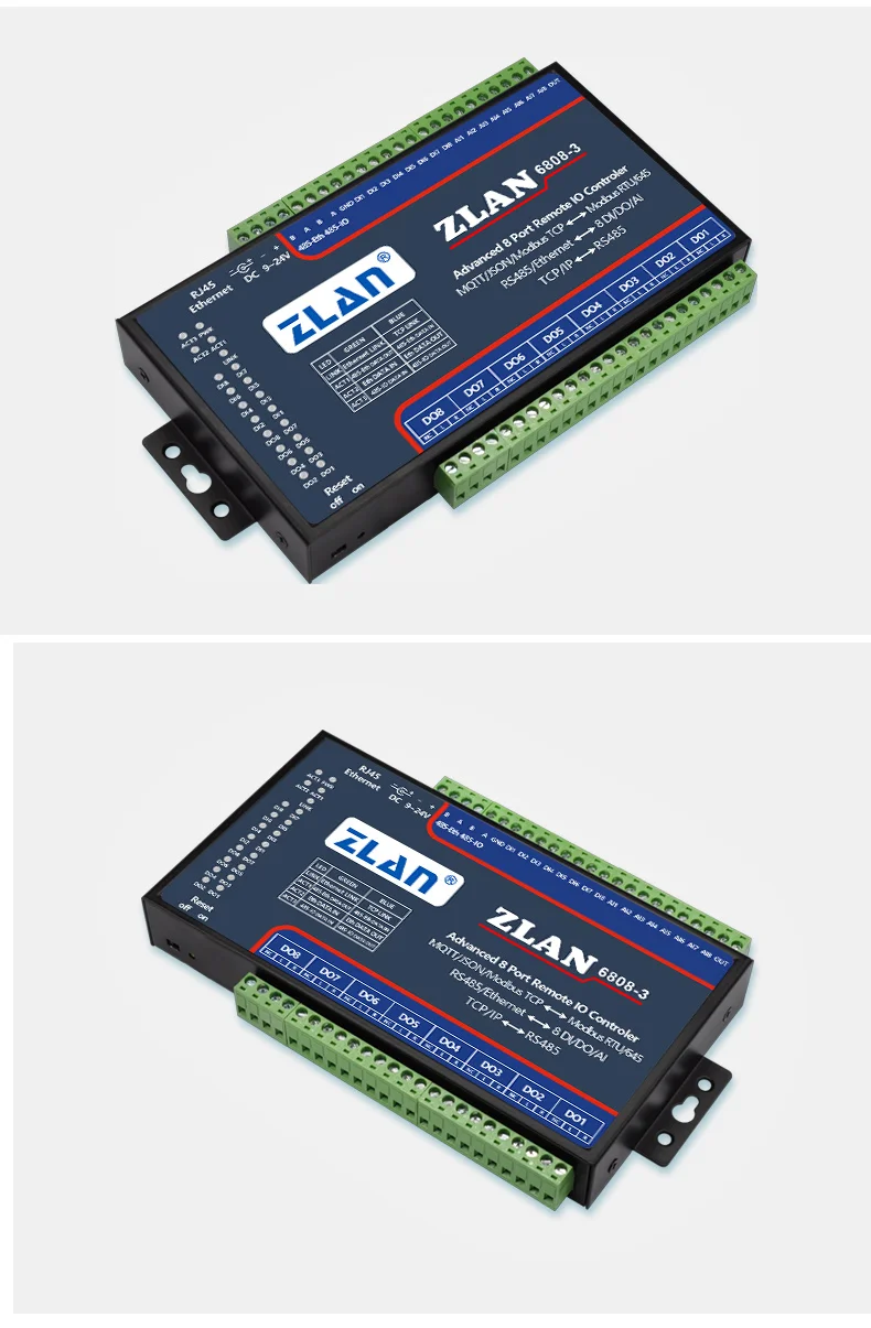 Remote I/O module switching to Ethernet analog data acquisition 8 ...
