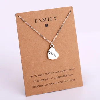 LWD60213 Tree of Life Grandma Grandpa Uncle Aunt Mother's Father's Day Dad Sister Brother Son Mother Daughter Family Necklace