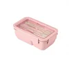 Baguettes et cuillère roses rectangulaires