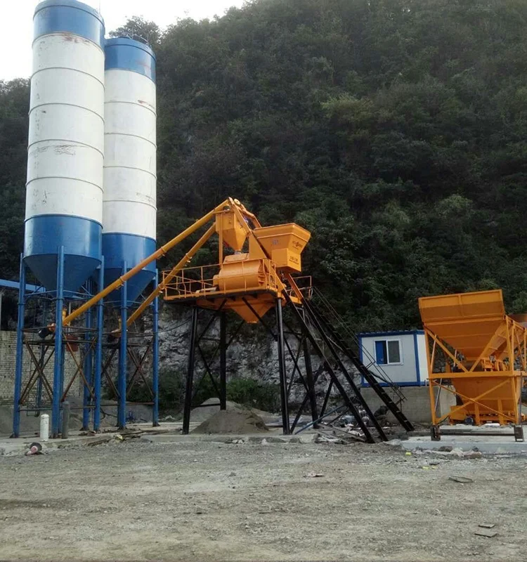 Large Capacity High Efficiency Pre Mixing Floating Wet Concrete Batching Plant Portable Concrete Batch Plant
