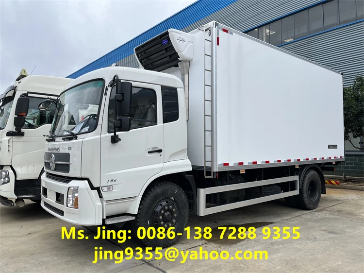 DONGFENG KR 4x2 12 Tons Frozen Food Transport Refrigerated Truck for Sale in Congo