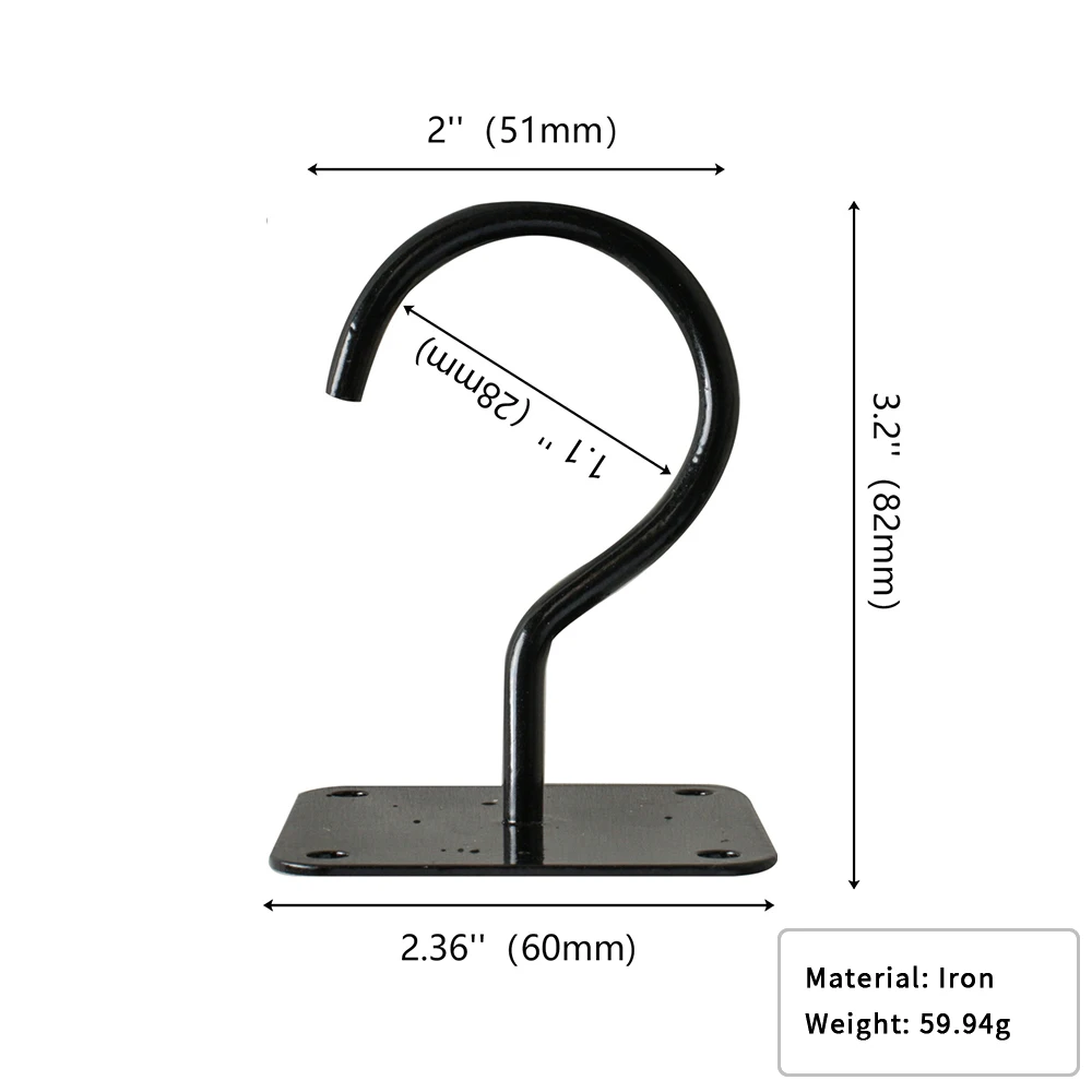 Customizable Iron Hanging Hooks Versatile Ceiling,Balcony,And Wall