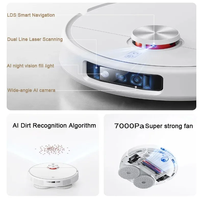Xiaomi Mijia Allinone Sweeping And Mopping Robot M30 Pro Mijia App