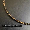 9. Brown Tiger Eye - Round