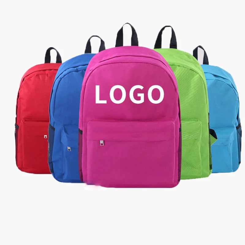 Sy56 Customizable Brand Logo Schoolbag Backpack Wholesale Custom Materials  School Bag Printing Logo Kid Bag 2D Custom Logo
