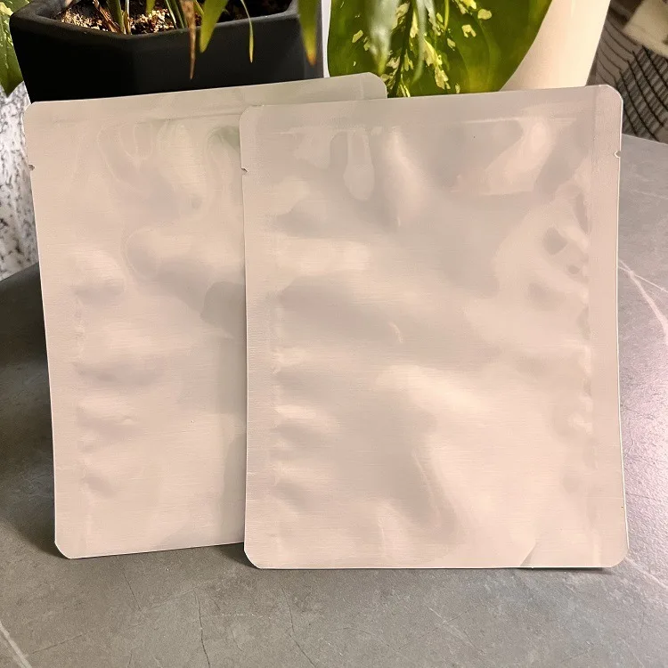 Aluminum foil vacuum packaging bag composite flat mouth aluminum foil bag food three side sealing compression bag