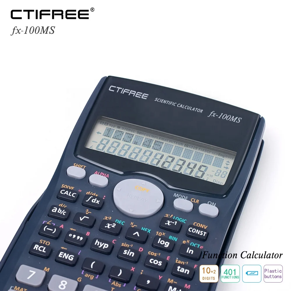 Fx991 Calculators  Multifunctional 401 Function FX-100MS Calculatrices Large Display Kdt Scientific Calculator for Students