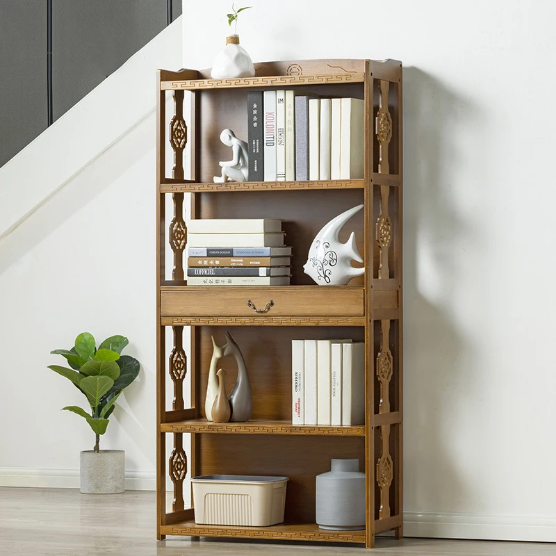 Здоровый bamboo перегородки полки простой пола в стиле ретро резная прочный общежития детская комбинированный шкаф с выдвижными ящиками дизайн в виде книжной обложки