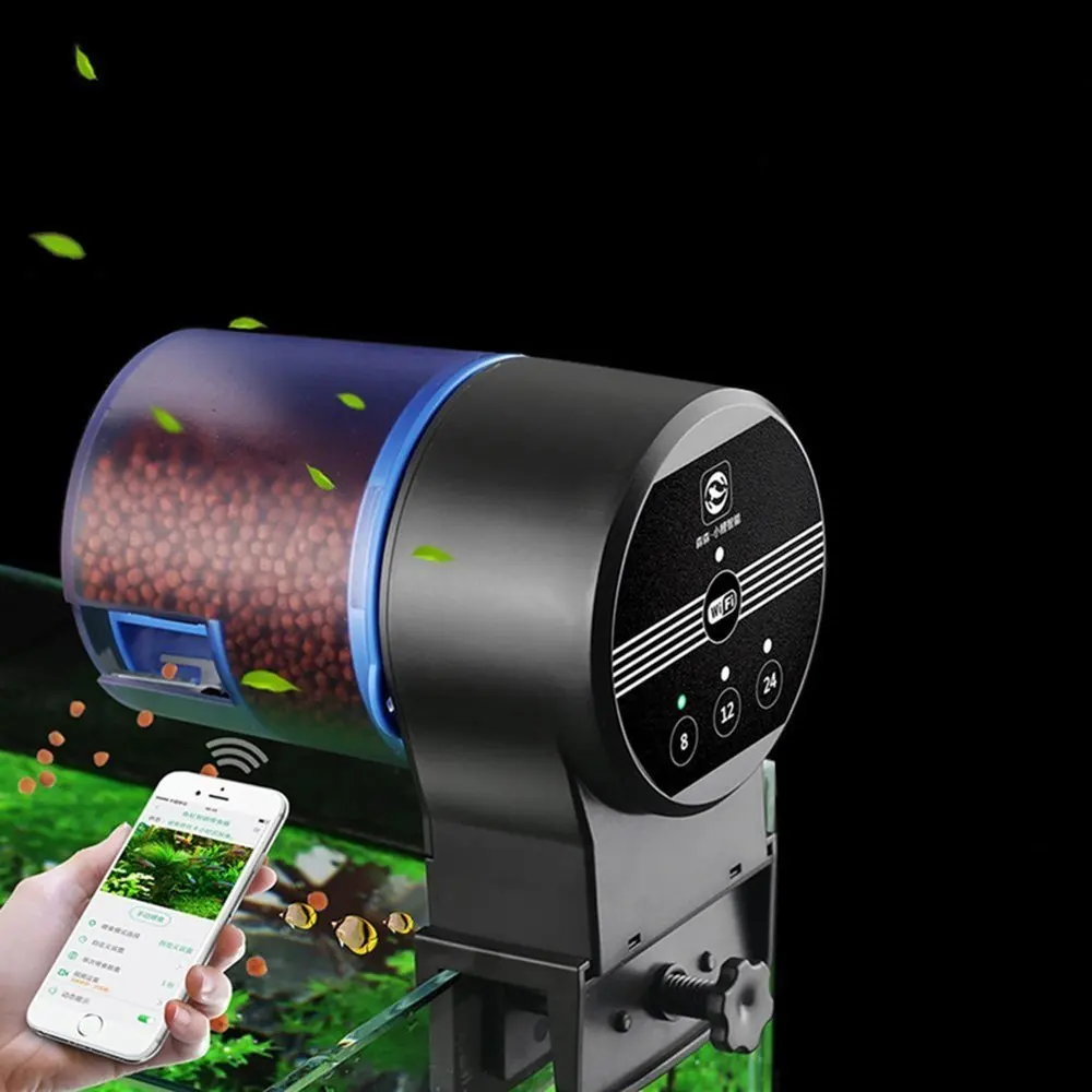wifi automatic fish feeder