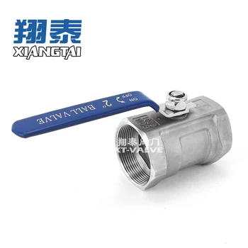 BSP NPT 1 Pc Stainless Steel Butterfly Handle 304 Ball Valve For Water Pipe