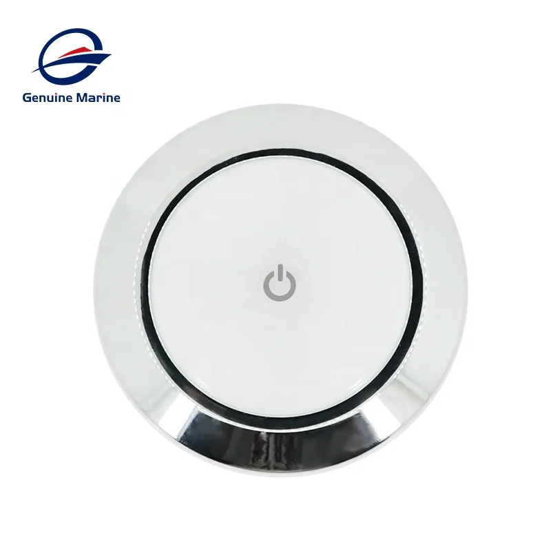 Surface Mount Boat LED Downlight Waterproof Touch Switch Ship Marine Car Trailer Interior Ceiling Light