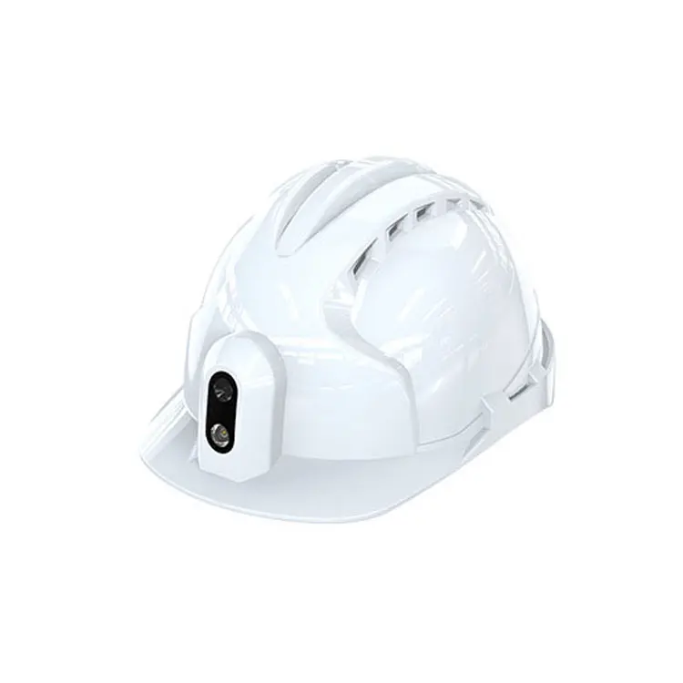 Intelligent Smart 4G Wifi Transmission Positioning Construction Helmet ABS Material Safety Record Engineering
