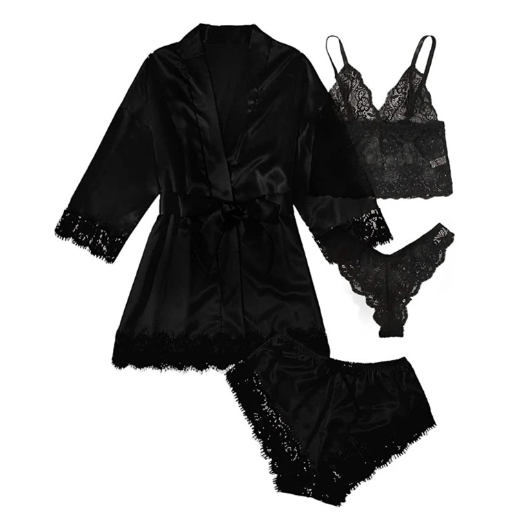Women Girl Night Dress Nightgown And Panty Lace Sexy Lingerie Lingerie ...