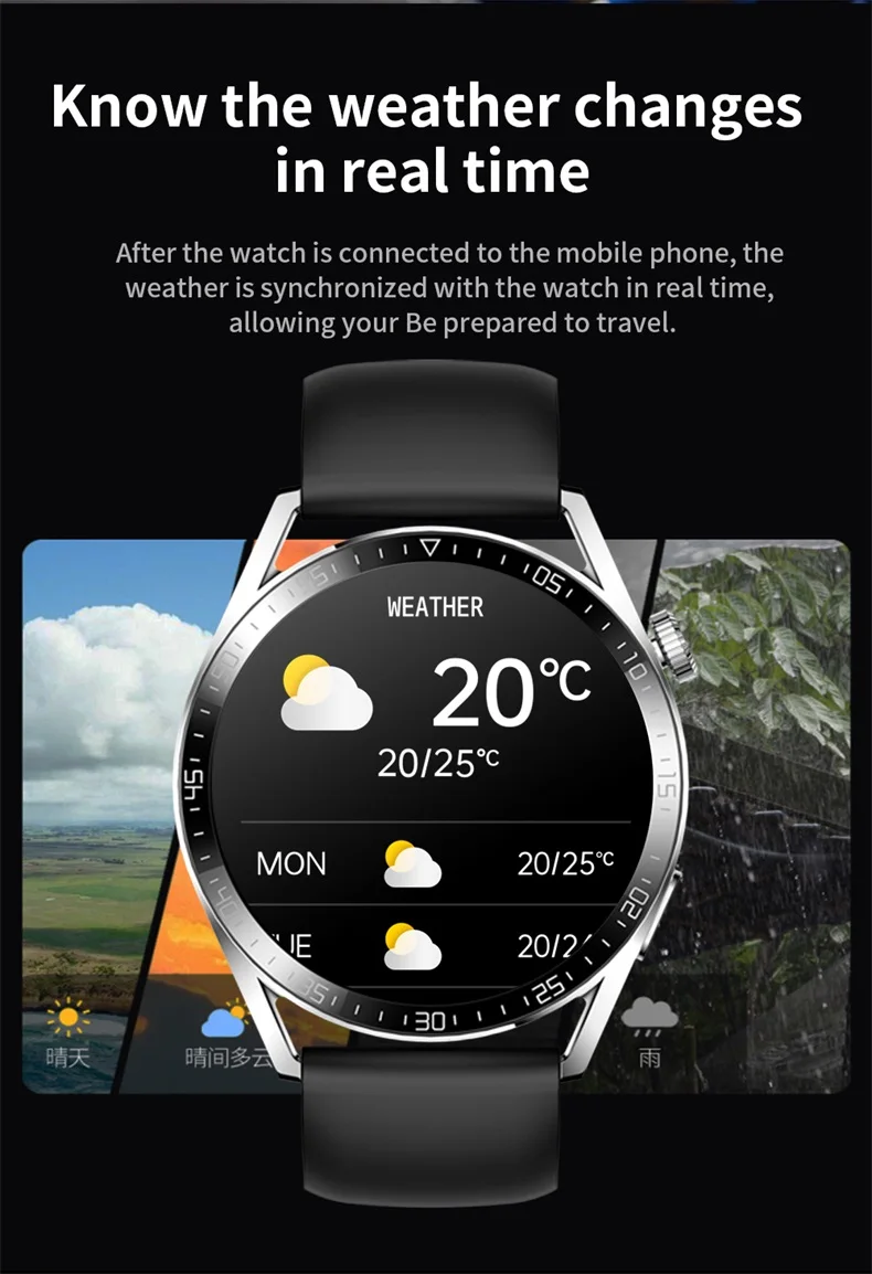 1.36 Inch IPS 390*390 Round Smart Watch for Men IP67 Waterproof BT Call Fitness Tracker 8762DT Dafit App AK03 Pro Smart Watch (15).jpg
