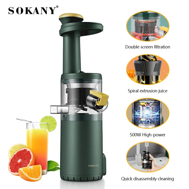 Sokany JE-26 Juicer Efficient Juice Separation Low Noise