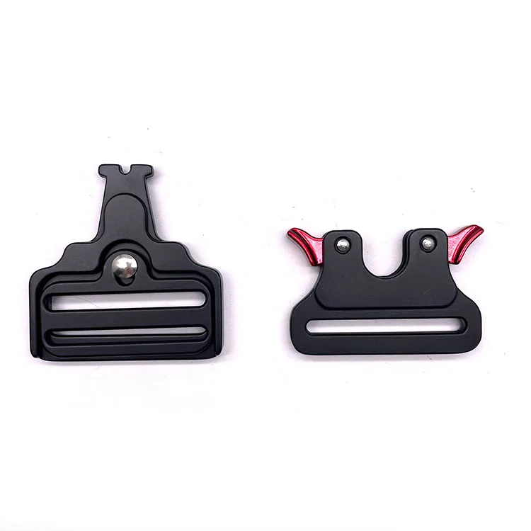 5CM Wide Belt Safety Webbing Zinc Alloy Metal Webbing Metal Hooks Side Release Metal Buckle