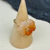 Red agate - gold
