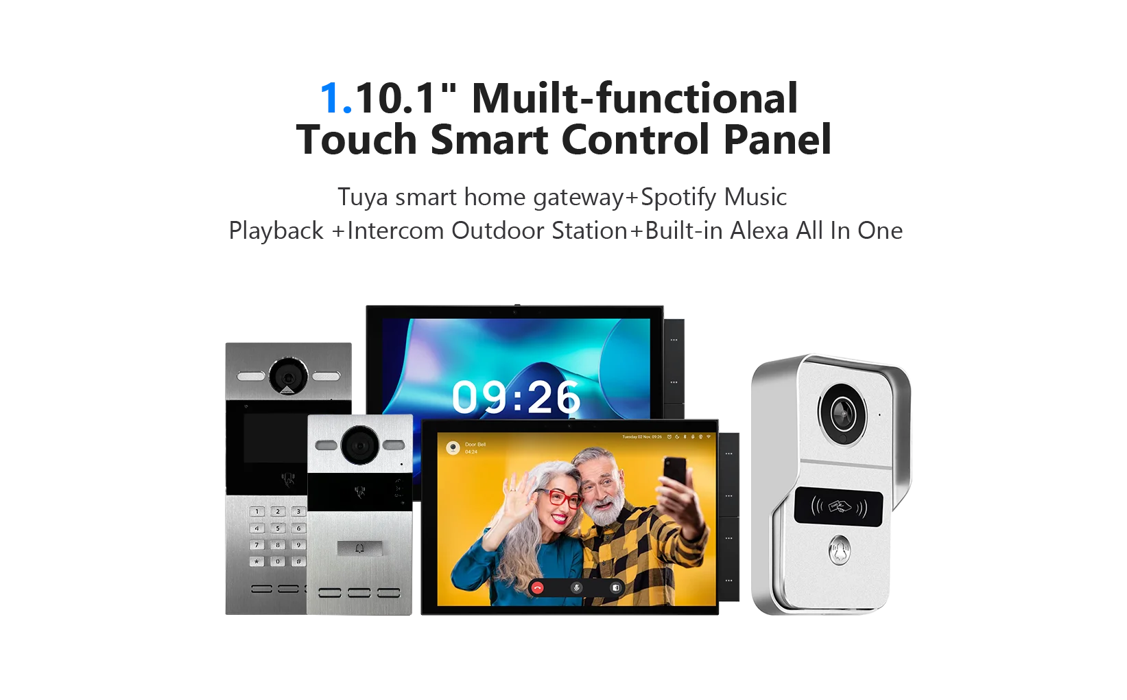 Panneau De Commande Tactile WiFi Smart Home - Compatible Alexa, ZigBee - Neuf