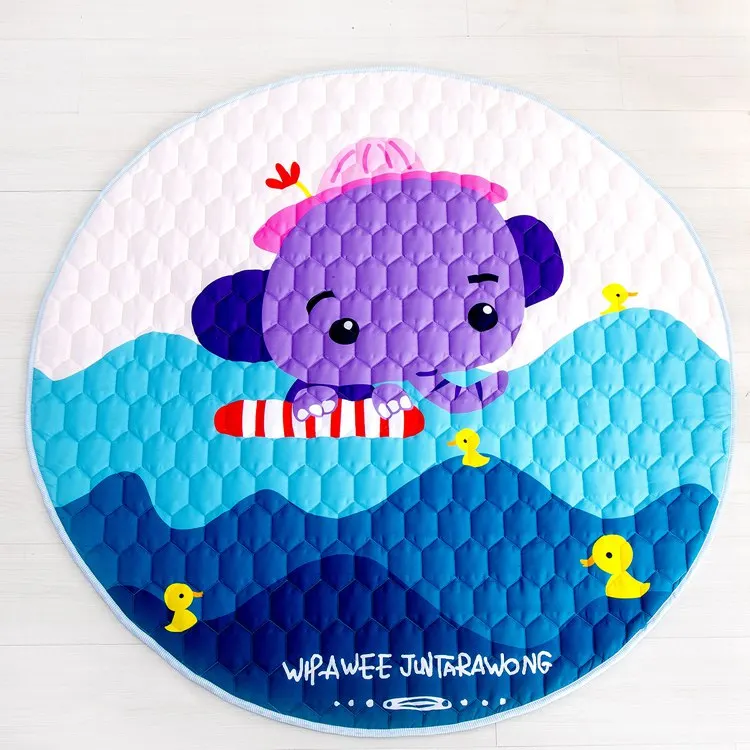 nursery room decor cartoon baby play mat Junian ev sanatları