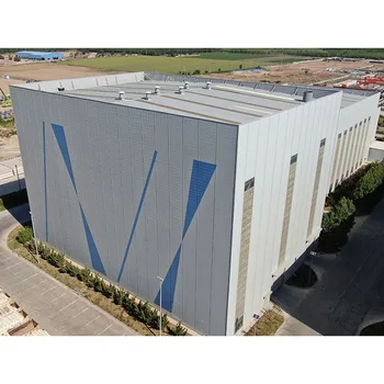 Modern Design Prefabricated Industrial Warehouse Metal Building Light Steel Structure for ASTM Standard Steel Workshop