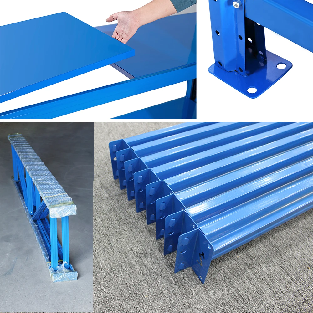 Heavy-duty Boltless Beam Racking For Warehouses Commercial Steel Rack ...