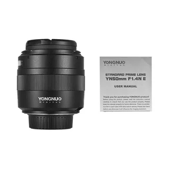 YONGNUO YN50MM F1.4N F1.4 E Standard Prime Auto Lens AF/MF for D7500 D7200 D7100 D7000 D5600 D5500 D5300 D5200 D5100 product image