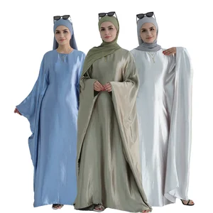 2026 Loriya Casual Summer Sleeveless Ankle-Length Anti-Pilling Solid Abaya Dress for Ramadan Lightweight Polyester Middle East