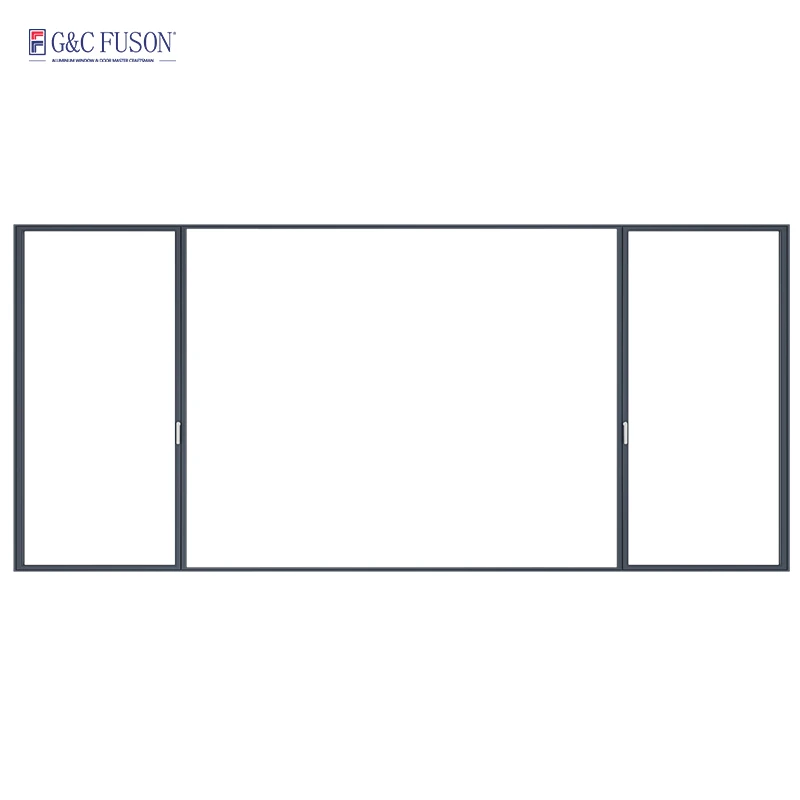 Fuson Customization European Design UPVC windows Double Glazing Swing PVC Casement Window