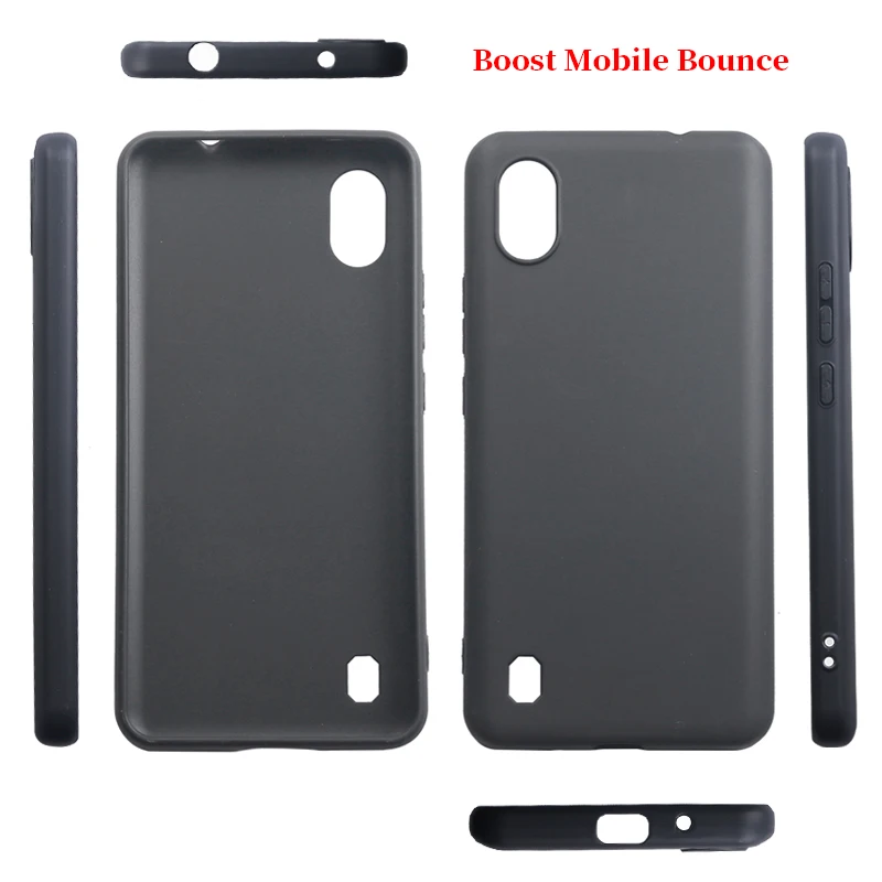 Black Silicone Phone Case for Boost Mobile Bounce Soft Shockproof Mobile Phone Cover Black Silicone Phone Case for Boost Mobile Bounce Soft Shockproof Mobile Phone Cover