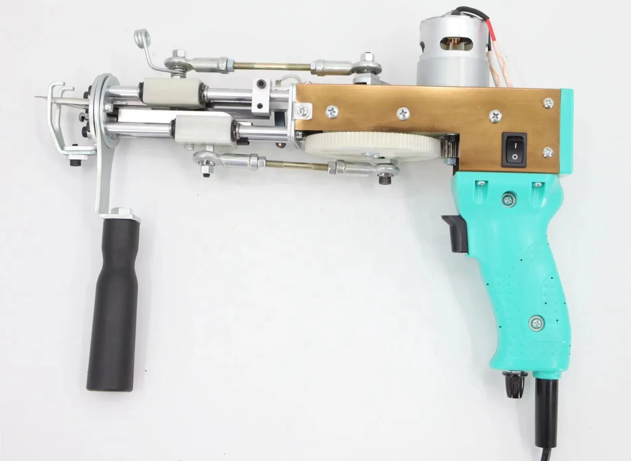 3 в 1 ЕС/США/канал Регулируемая длина пряжи петля ворс и резка ворса Электрический коврик ручная машина для пробивки