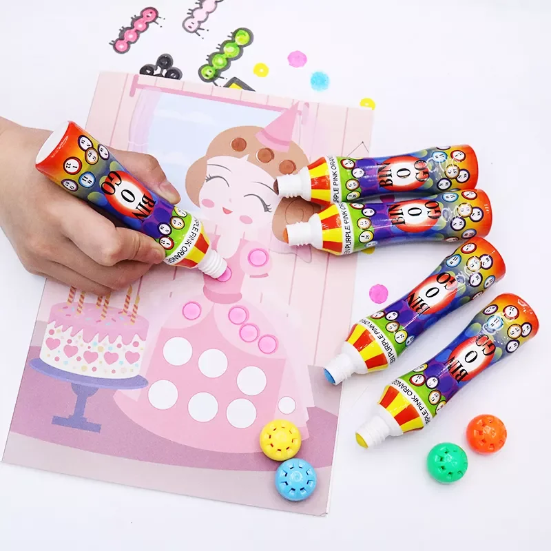 Маркер для игры в бинго, 10 мм губка-наконечник 1,5 унции, в ассортименте